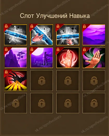 Слот улучшений навыка